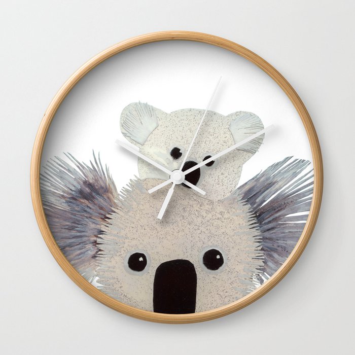 Koala Baby Wall Clock