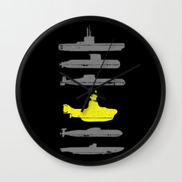 Know Your Submarines Wall Clock