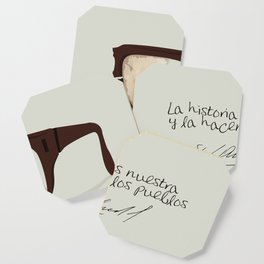 Salvador Allende Lente - TrincheraCreativ Coaster