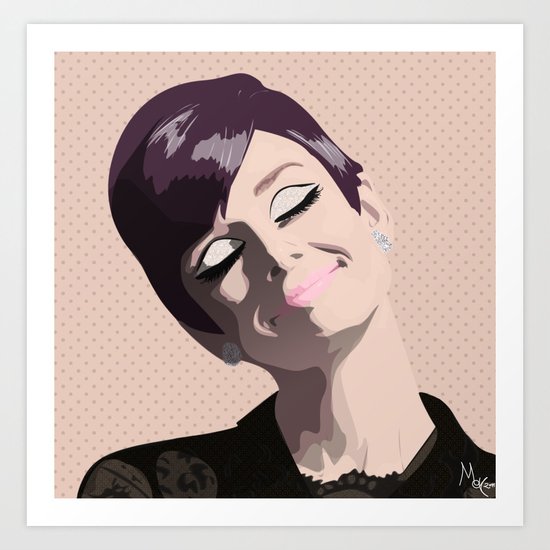 Audrey Hepburn Art Print