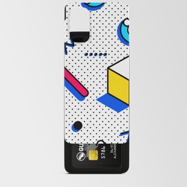 Patern in memphis, pop art style Android Card Case