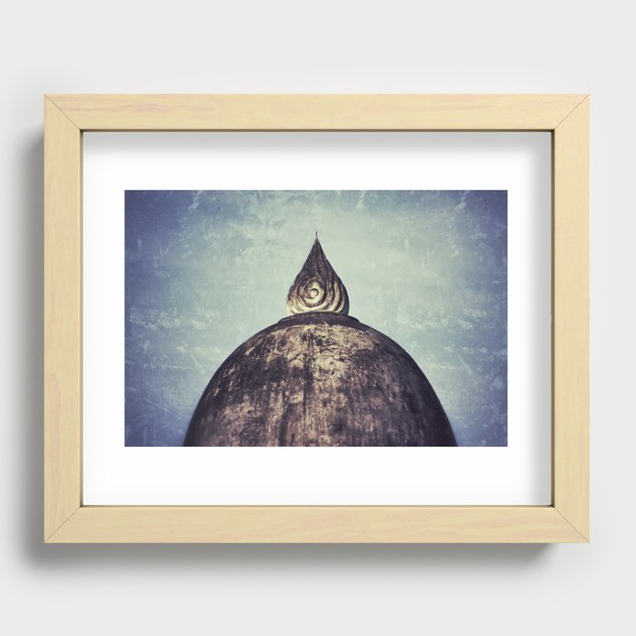Stupa Recessed Framed Print