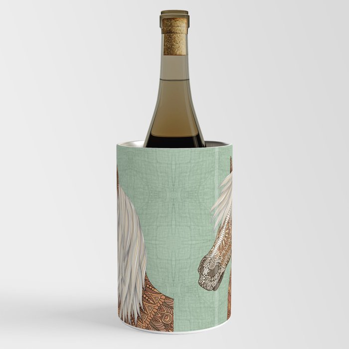 Haflinger Pony Green Wine Chiller