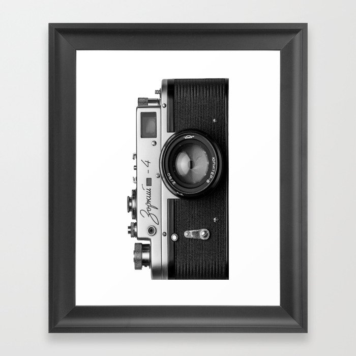 Vintage Camera Framed Art Print