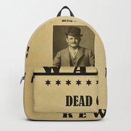 Butch Cassidy and the Sundance Kid Wanted Poster Dead or Alive $5,000 Reward Each Backpack