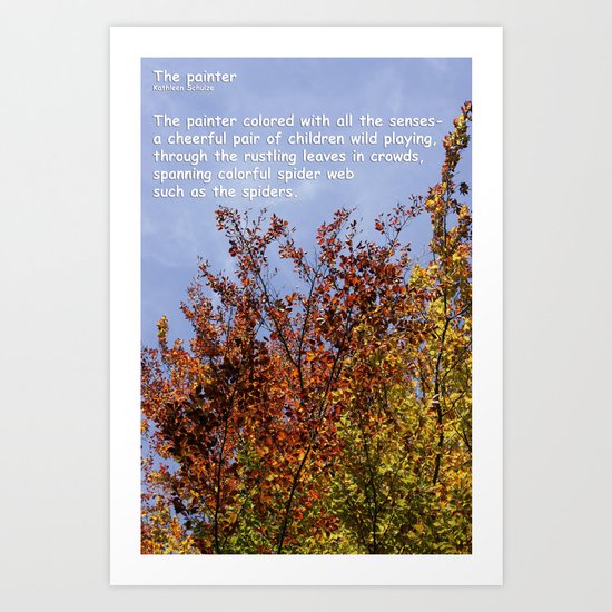 The painter Art Print