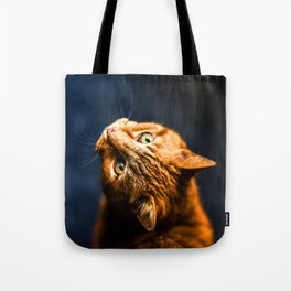 Ginger kitty cat Tote Bag