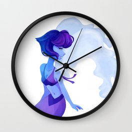 Mermaid Lapis Wall Clock