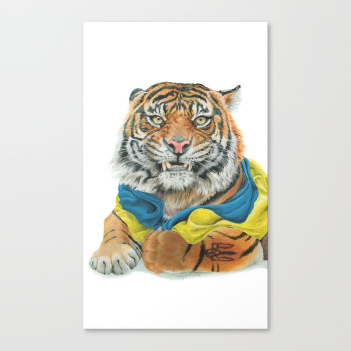 Ukrainian Tiger Canvas Print