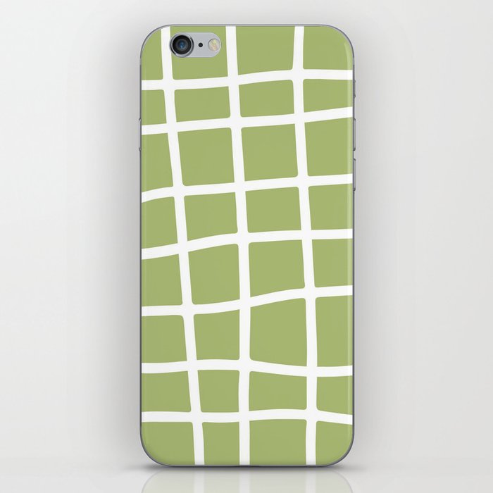 green square iPhone Skin
