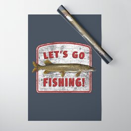 Let's Go Fishing! Wrapping Paper
