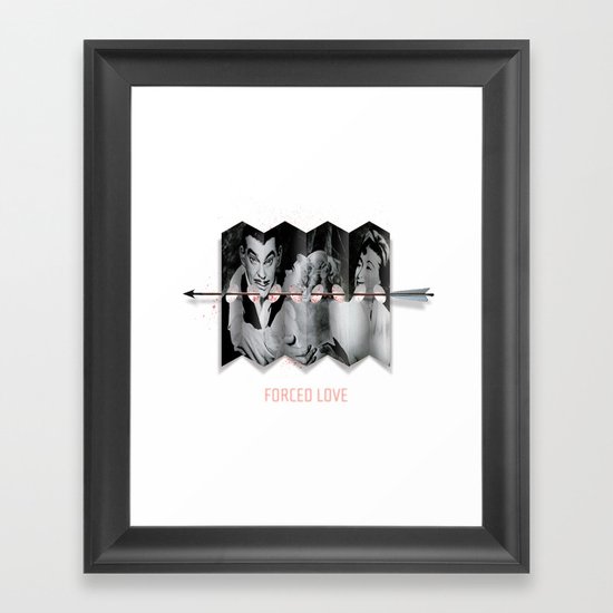 Forced Love Framed Art Print