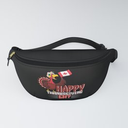 Fall Autumn Turkey Eh Happy Thanksgiving Fanny Pack