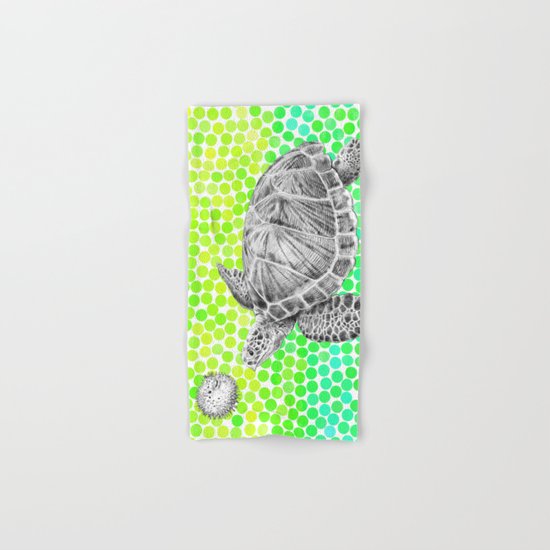 New Friends 1 by Eric Fan and Garima Dhawan Hand & Bath Towel