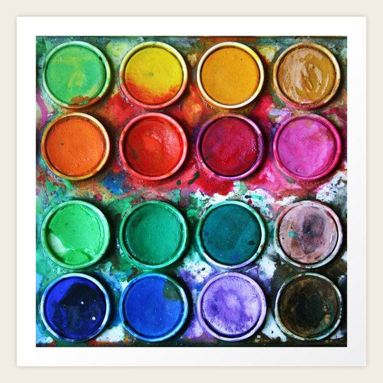 Paint box Art Print