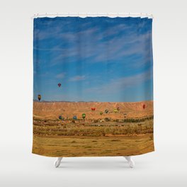 6868 Hot Air Balloon Festival - Southern Nevada Shower Curtain