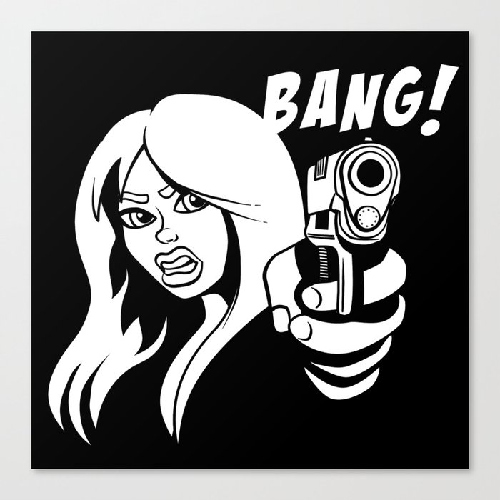 BANG! Canvas Print