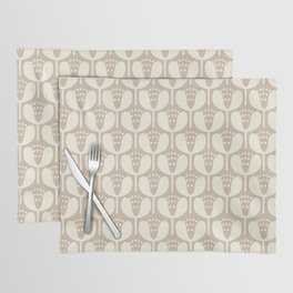 Simple neutral blooms  Placemat