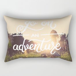 Go on an adventure Rectangular Pillow