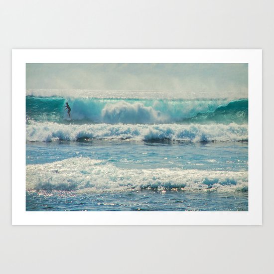SURF-ACING Art Print