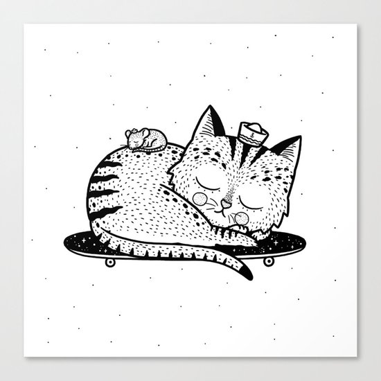 Scat or Die Canvas Print