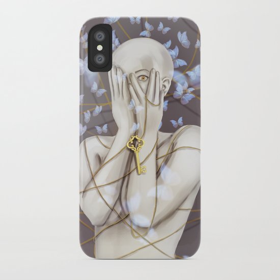 Open your eyes iPhone Case