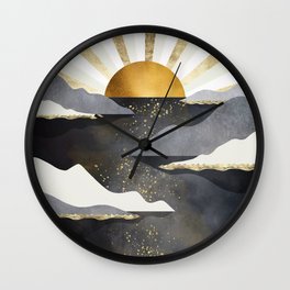Metallic Dusk Wall Clock