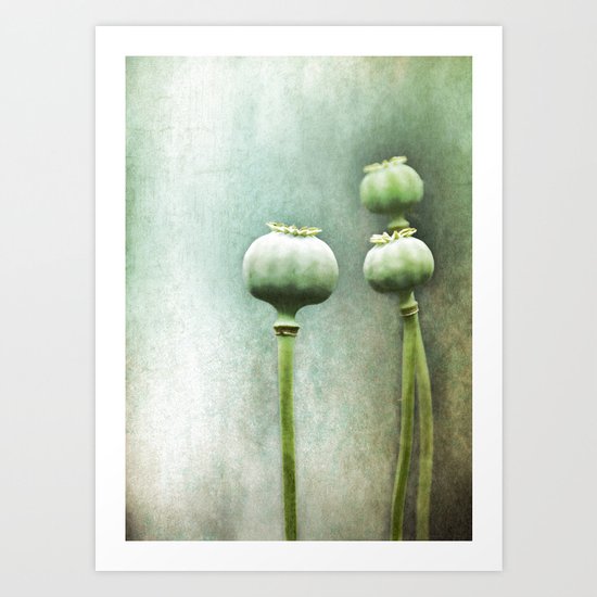 The quiet conversation Art Print