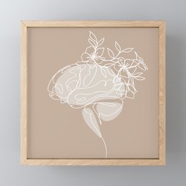 Brain Framed Mini Art Print