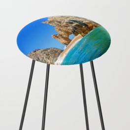 Mexico Photography - Beautiful Landscape By The Pacific Ocean Counter Stool