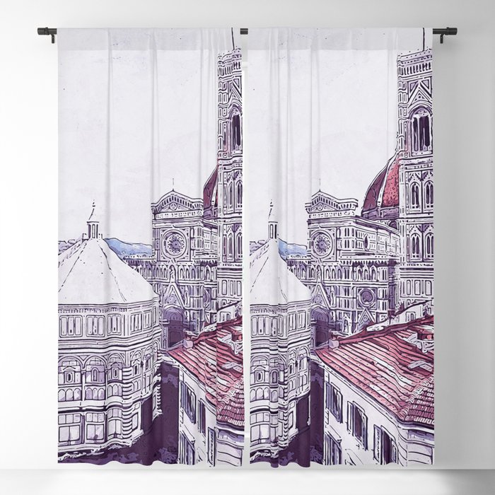 Florence Cathedral Blackout Curtain