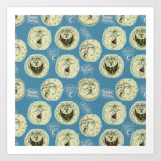Nighty Night,Sleep Tight, Don't Let the Bedbugs Bite! Art Print