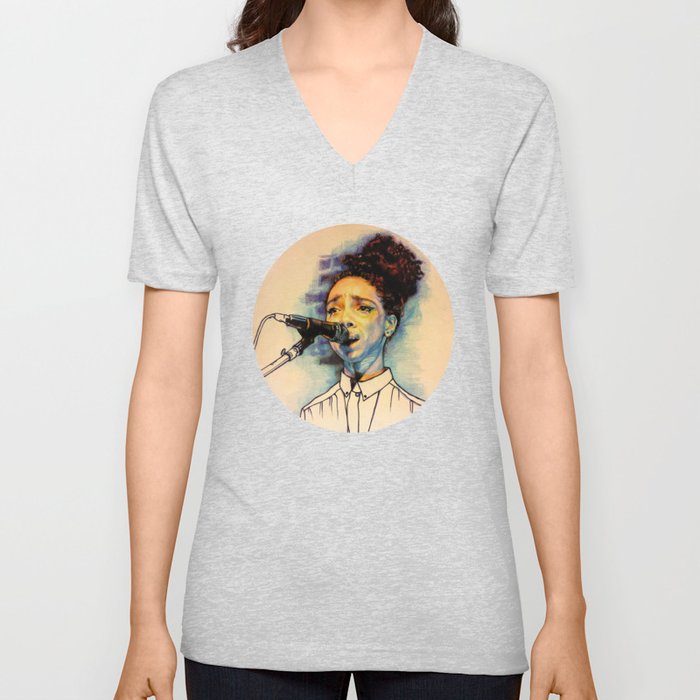 Lianne La Havas V Neck T Shirt