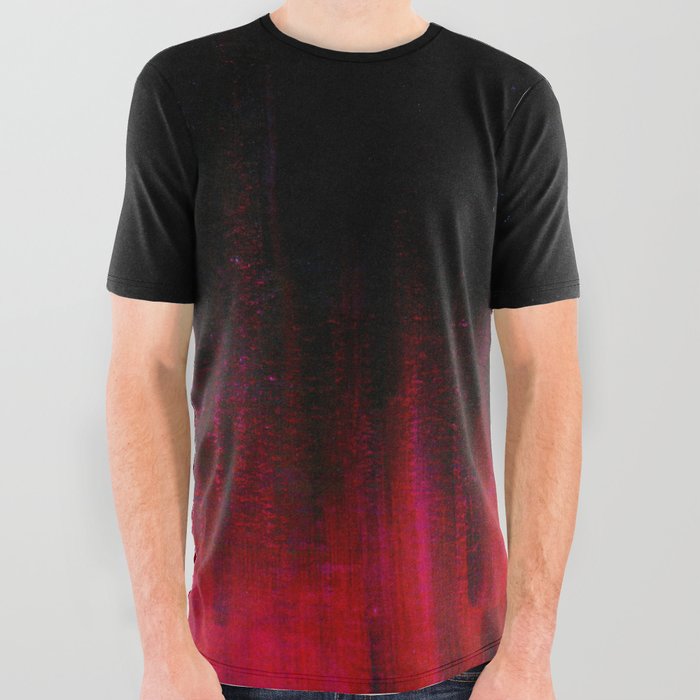 Graphic tees black discount and red