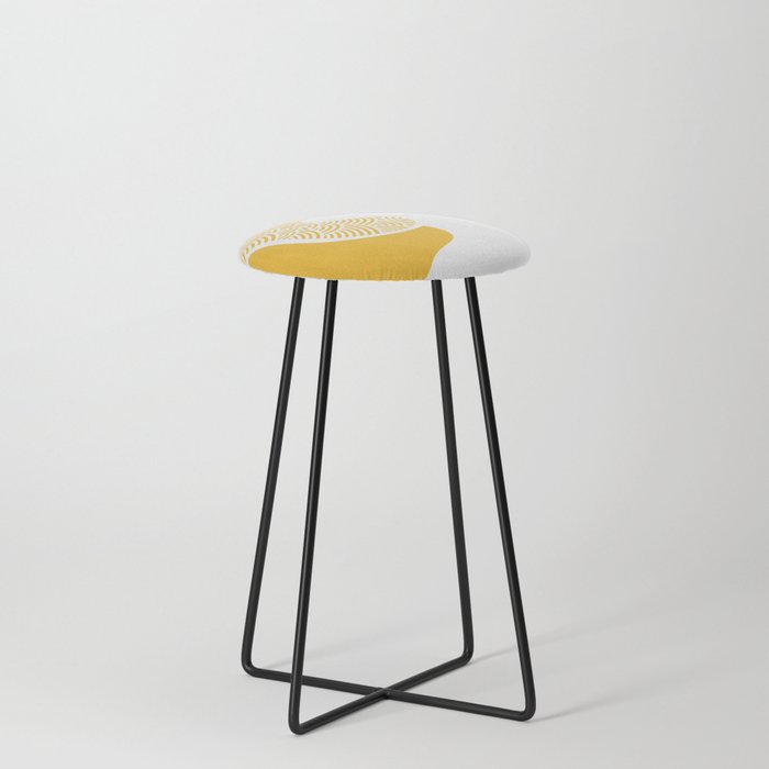 Abstract arch pattern 10 Counter Stool