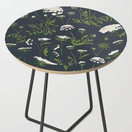 Queen Anne's Lace, Navy Side Table