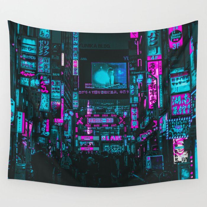 Cyberpunk tapestry outlet