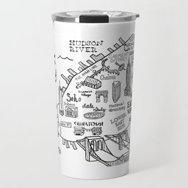 New York City Map Travel Mug