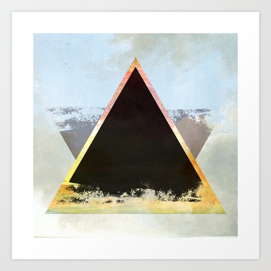 Triangle Sky Art Print