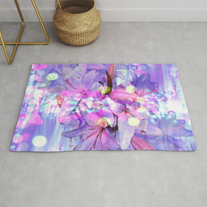 LILY IN LILAC AND LIGHT Rug