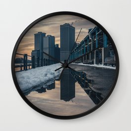 NYC relection Wall Clock