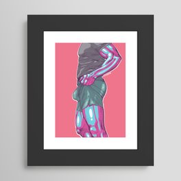 GOIN’ JOGGING/CRUISING! Framed Art Print