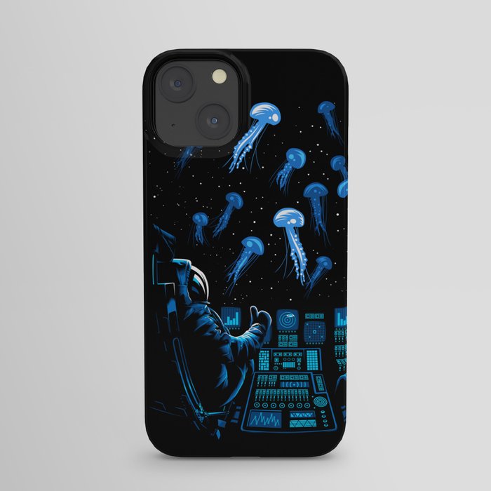 Astronaut Jellyfish iPhone Case