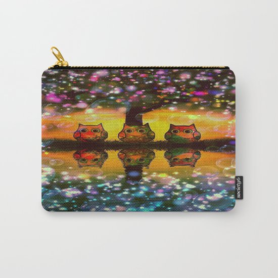 gorgeous owl-267 Carry-All Pouch