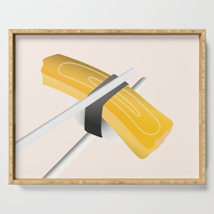 Minimal Sushi Illustration 02 Serving Tray