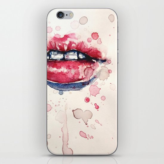 lips 2 iPhone & iPod Skin