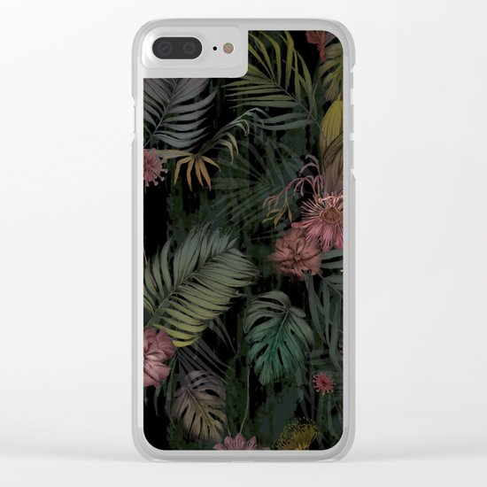 Tropical Iridescence Clear iPhone Case