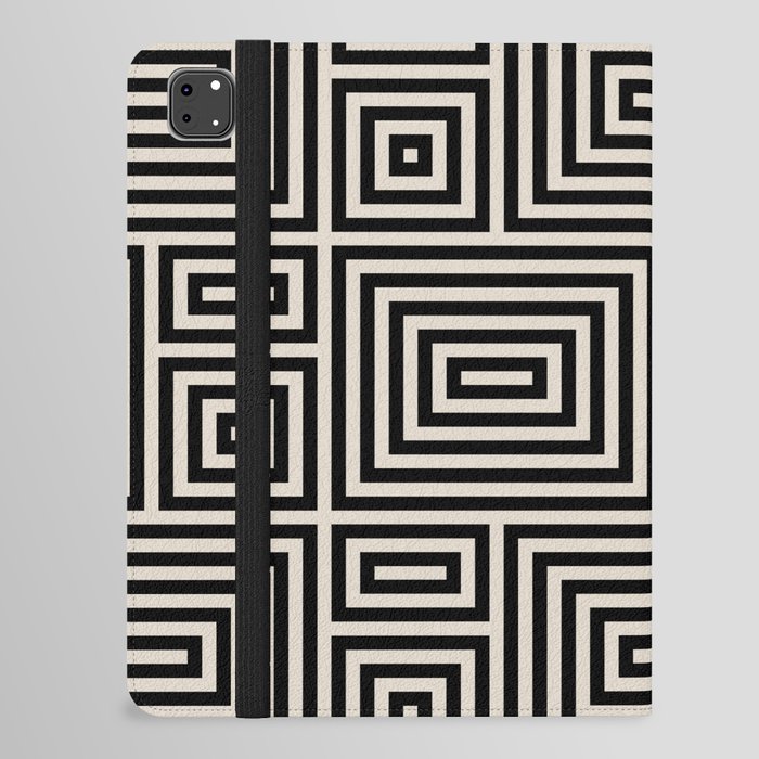 Op Art Geometric Pattern 624 iPad Folio Case