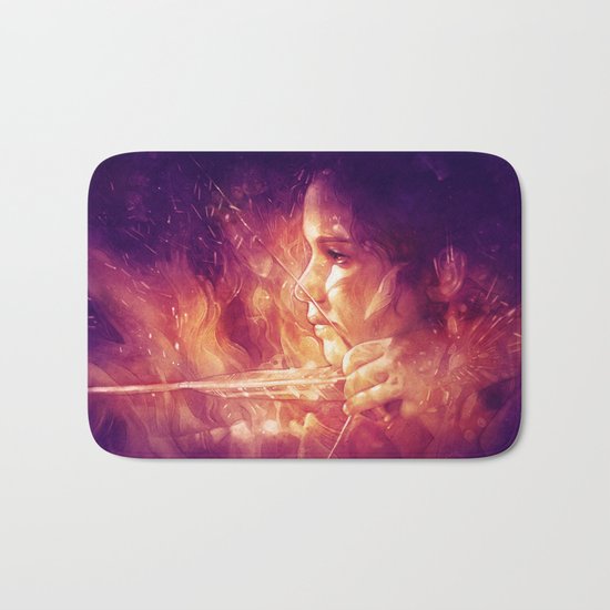 Catching Fire Bath Mat