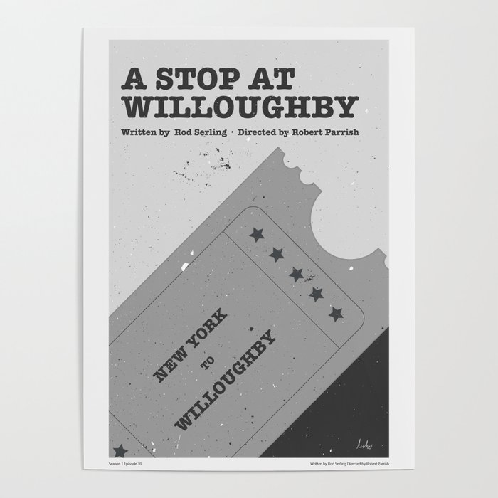 "The Twilight Zone" A Stop at Willoughby Poster